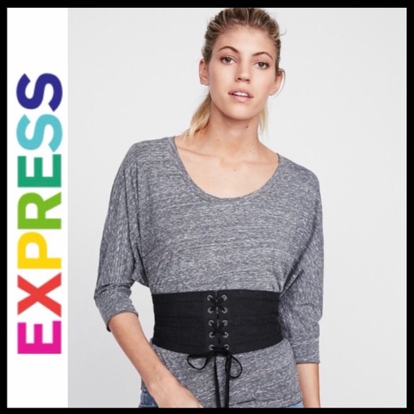 BNWT EXPRESS Canvas Corset Belt - Picture 2 of 6